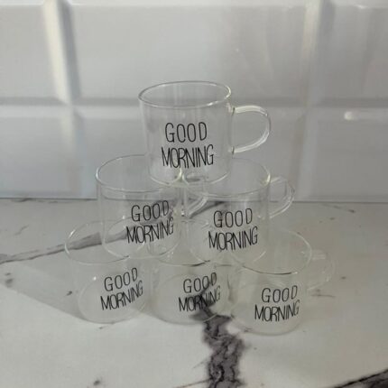 لیوان قهوه خوری مدل Good Morning